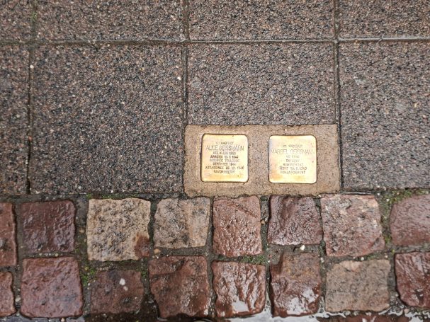 Stolpersteine für Alice und Marcel Geissmann